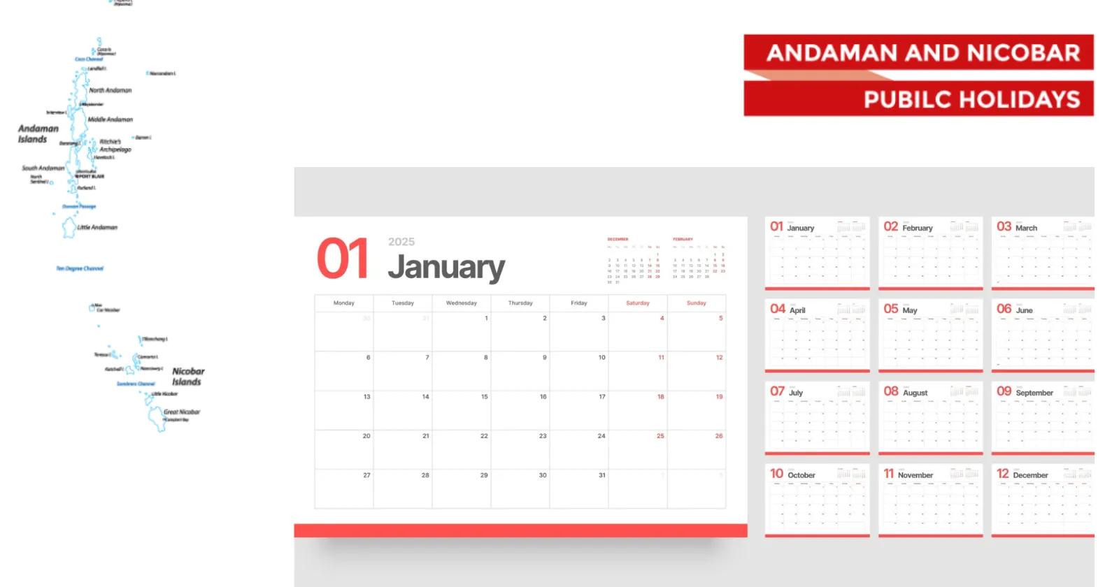Andaman and Nicobar Public Holidays List 2025
