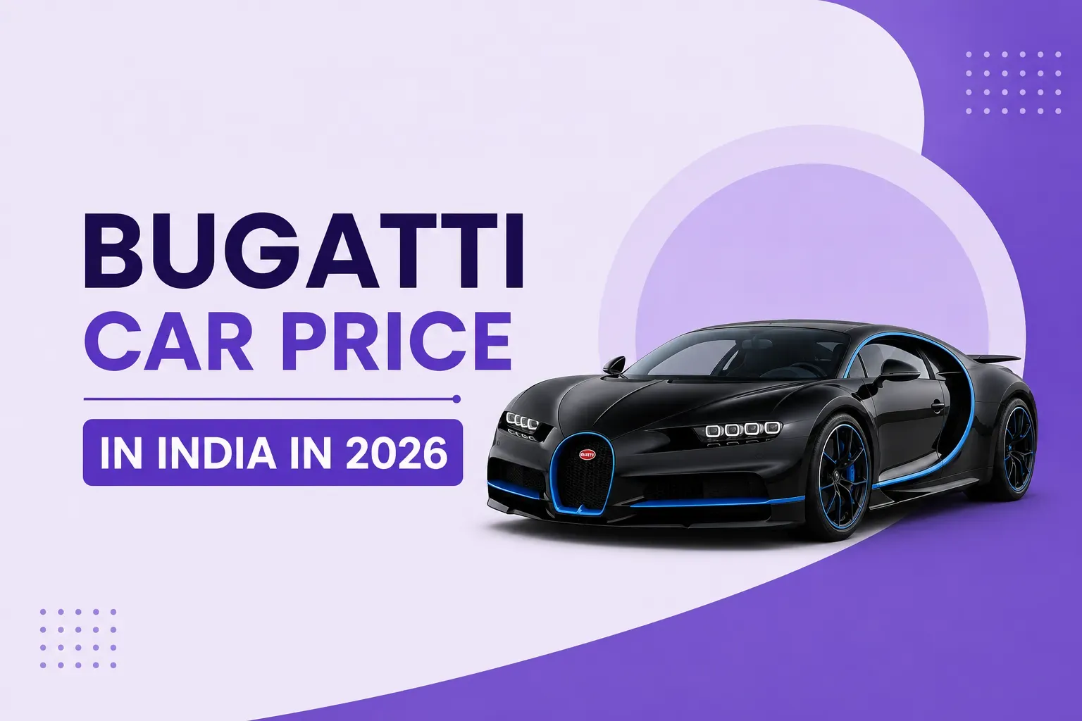 Bugatti Car Price in India image