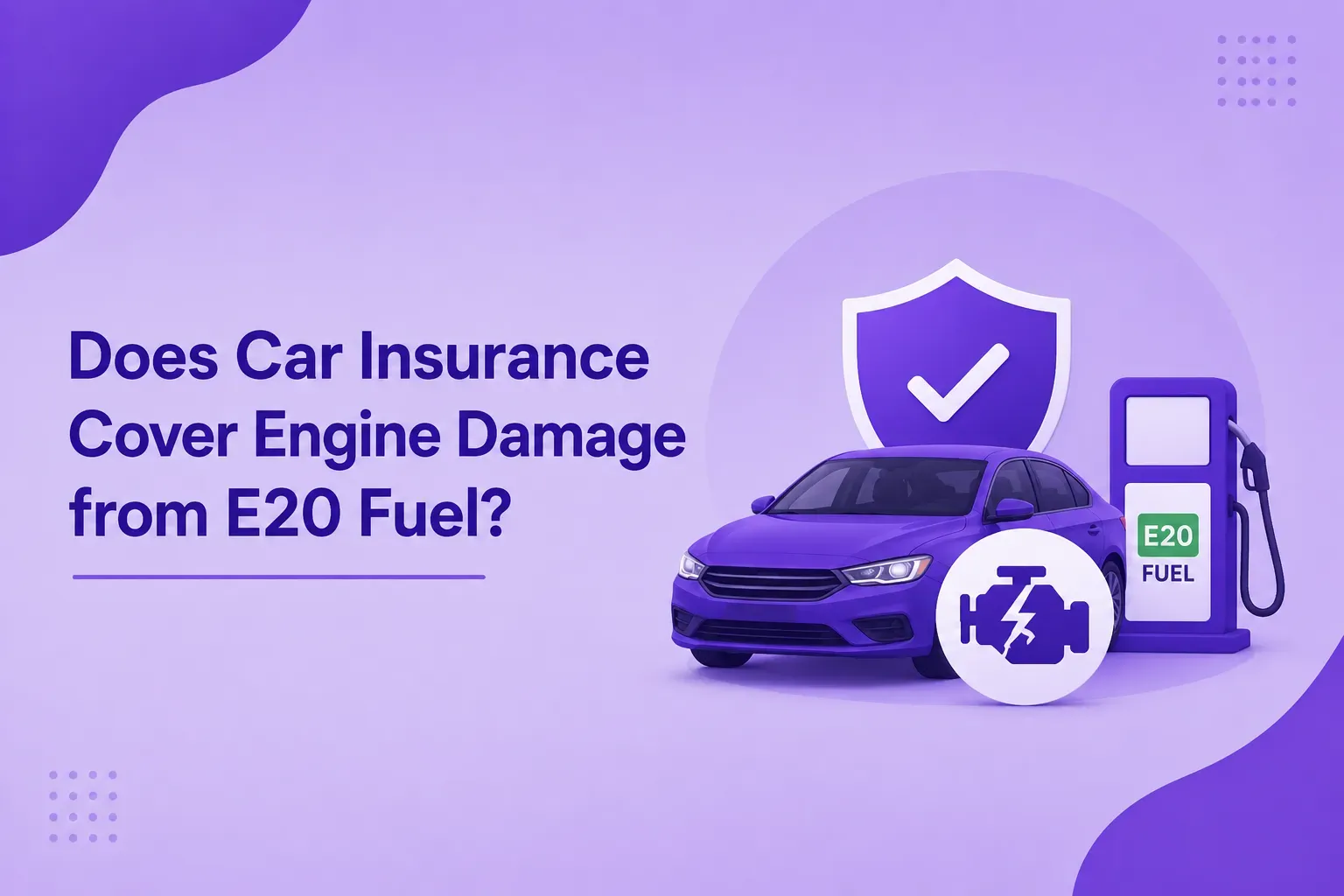 Does Car Insurance Cover Engine Damage from E20 Fuel?