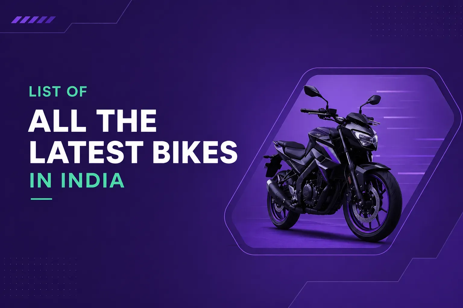 List of All the Latest Bikes in India image
