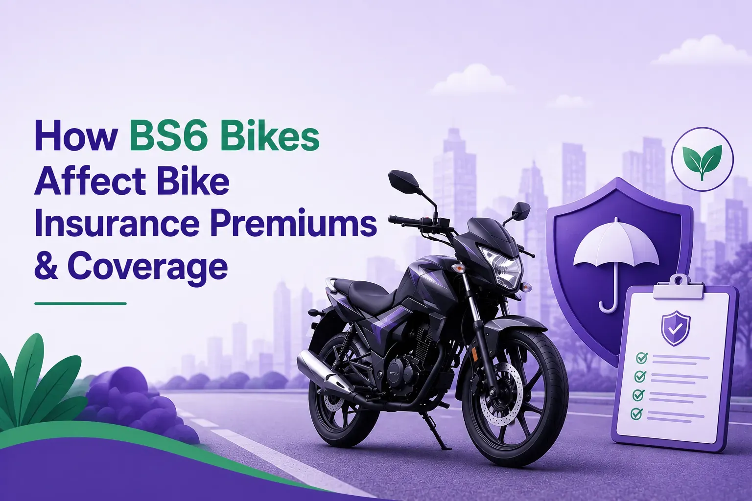 How BS6 Bikes Affect Bike Insurance Premiums & Coverage