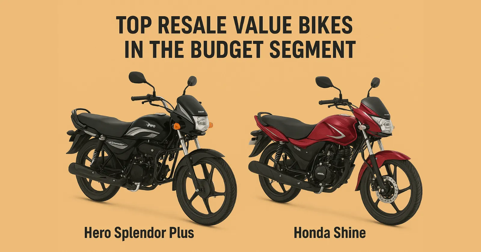 Top Resale Value Bikes in the Budget Segment