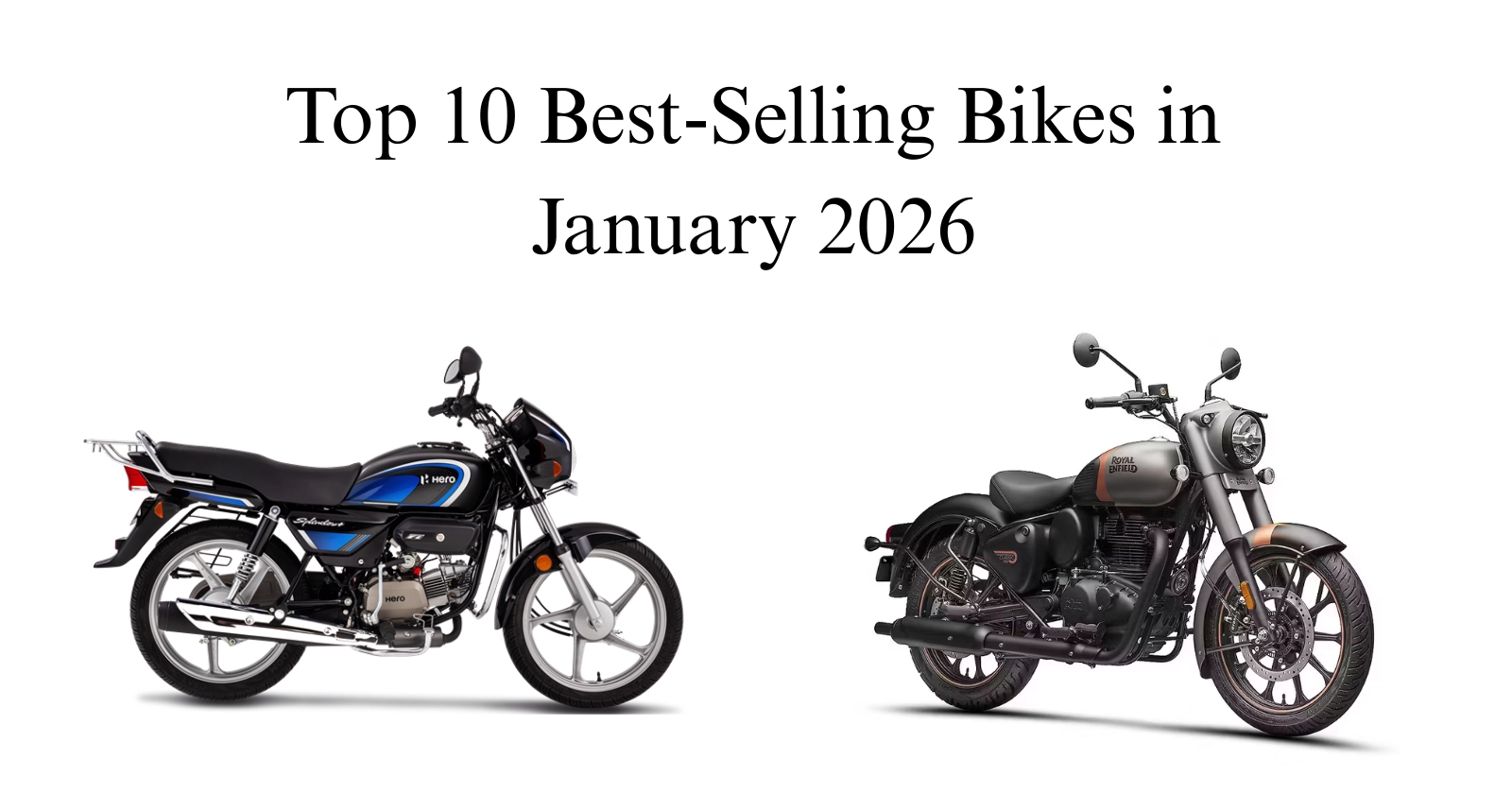 Top 10 Best-Selling Bikes in January 2026