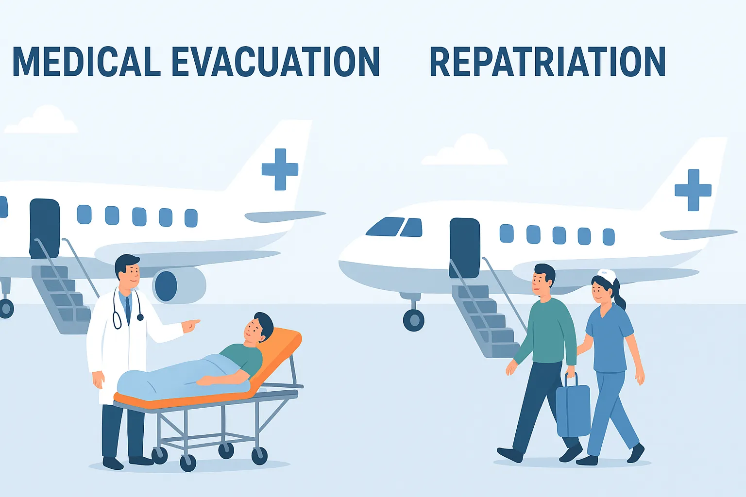 Difference between Medical Evacuation and Repatriation: Know Before You Travel