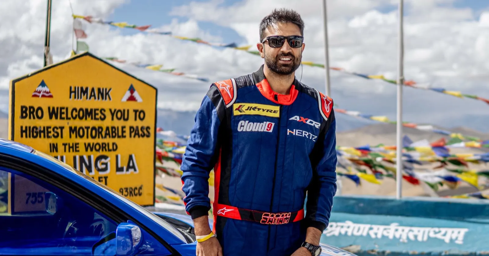 Indian Driver Smashes Guinness World Record with Highest Altitude Car Drift