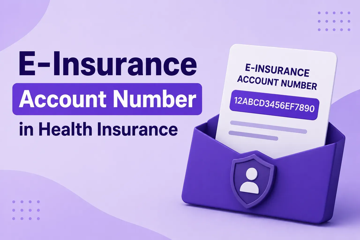 E-Insurance Account number in health insurance.webp
