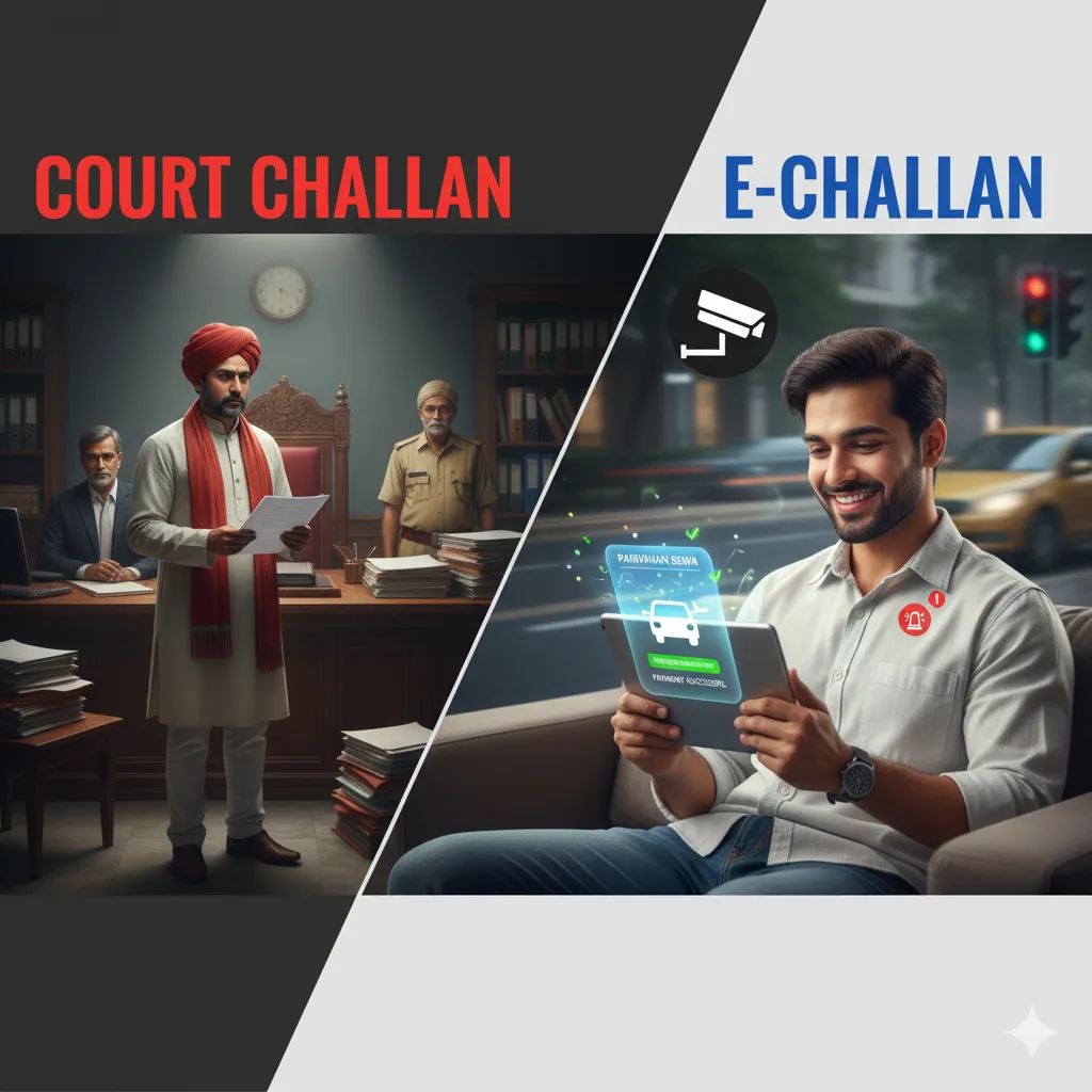 Court Challan vs. E-Challan: The Difference