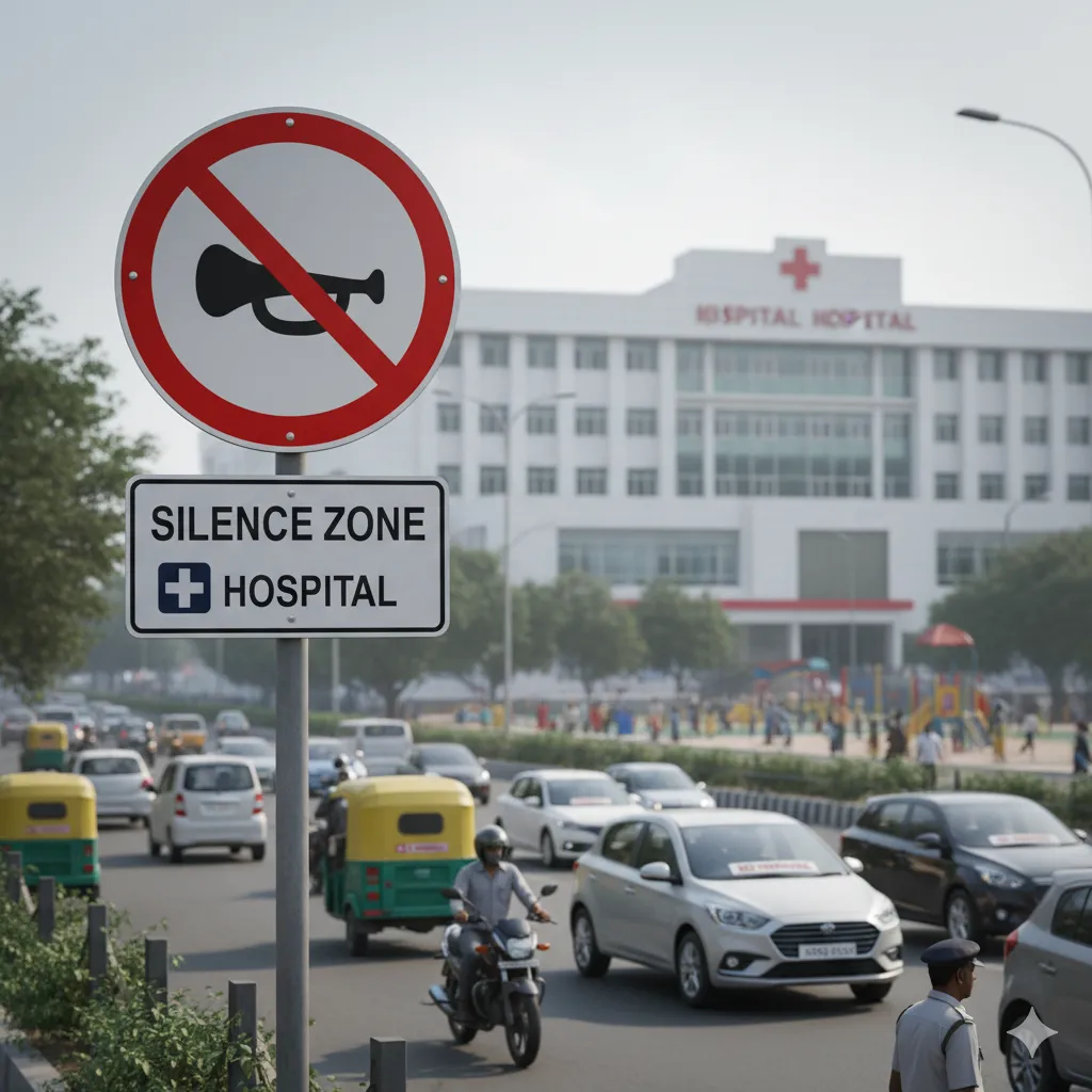 Fines for Continuous Honking in Silence Zones
