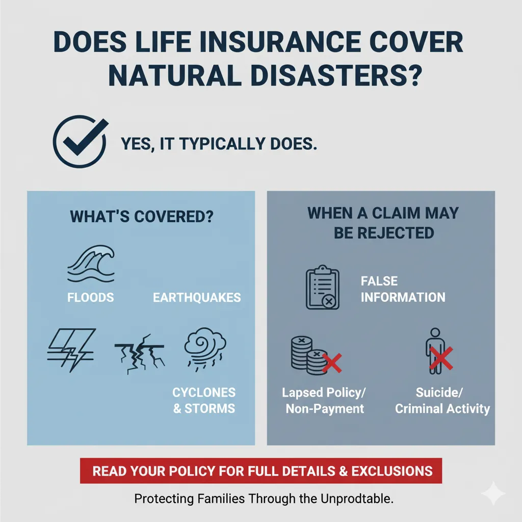 Does Life Insurance Cover Natural Disasters?