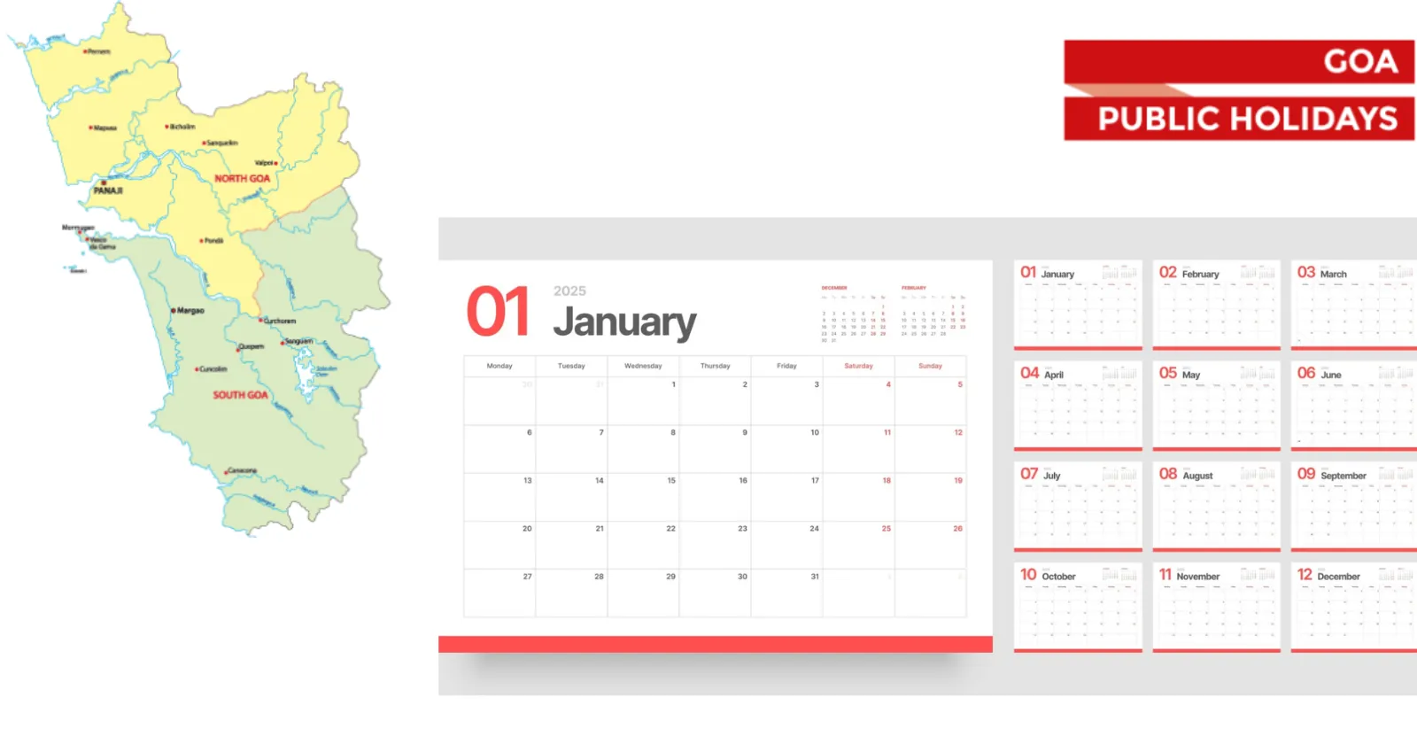 Goa Public Holidays List 2025