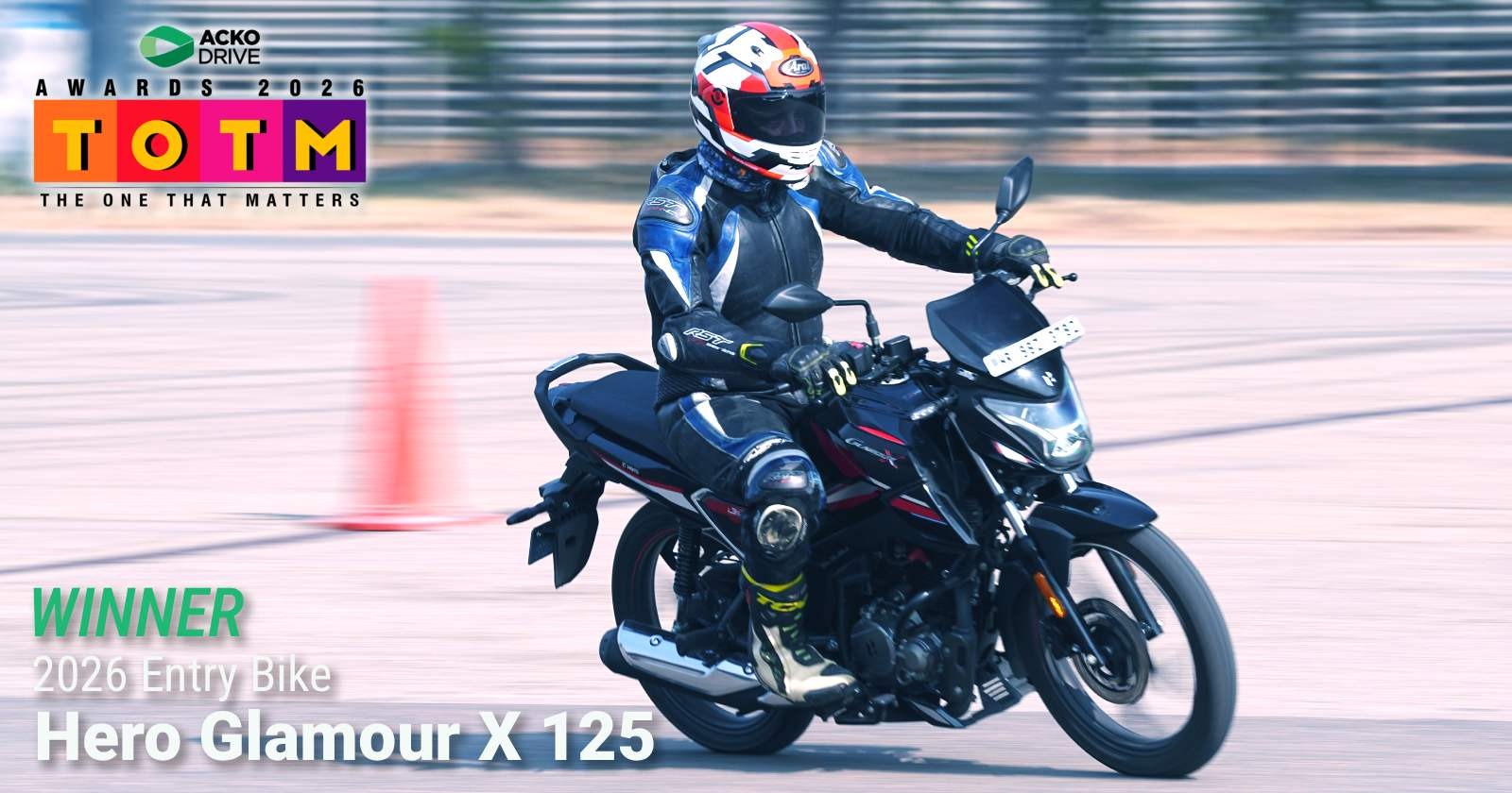 ACKO Drive Awards 2026: Hero Glamour X 125 Beats Honda CB125 Hornet To Win 2026 Entry Bike TOTM
