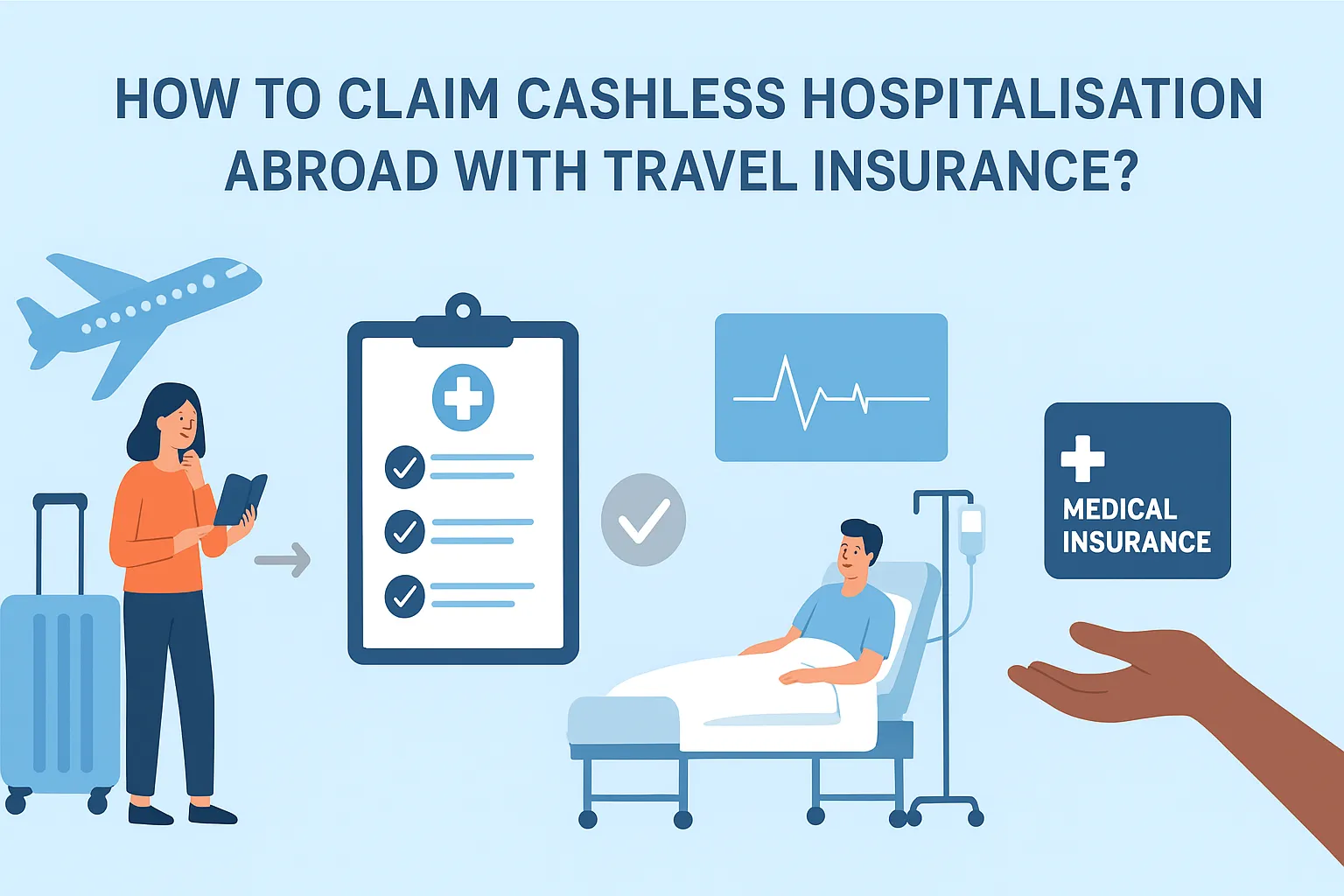 How to Claim Cashless Hospitalisation Abroad with Travel Insurance?