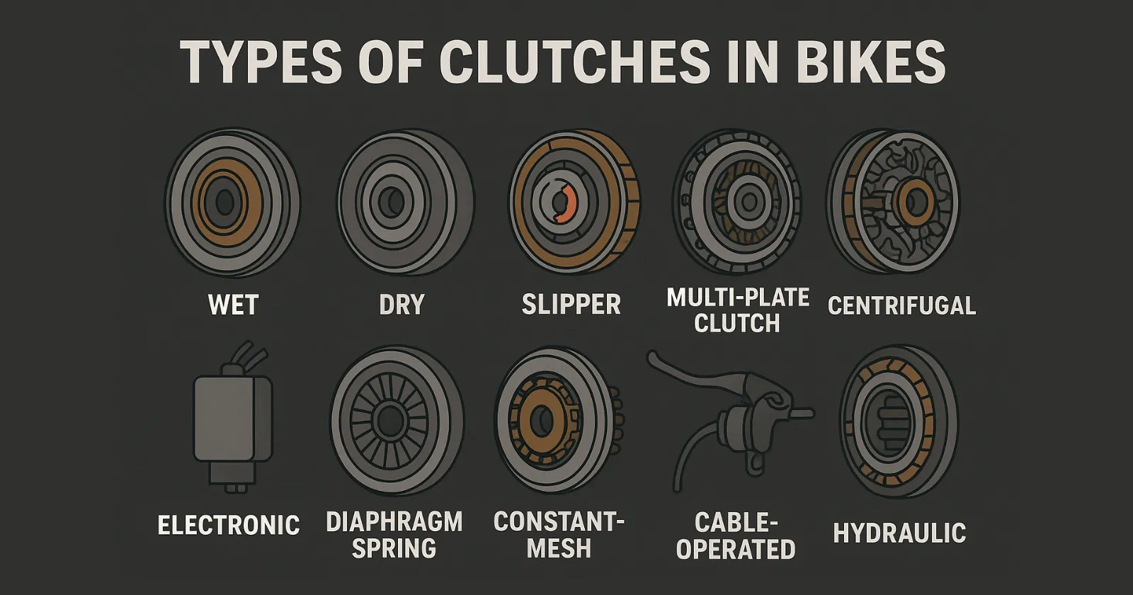 Types of Clutches in Bikes: A Detailed Guide