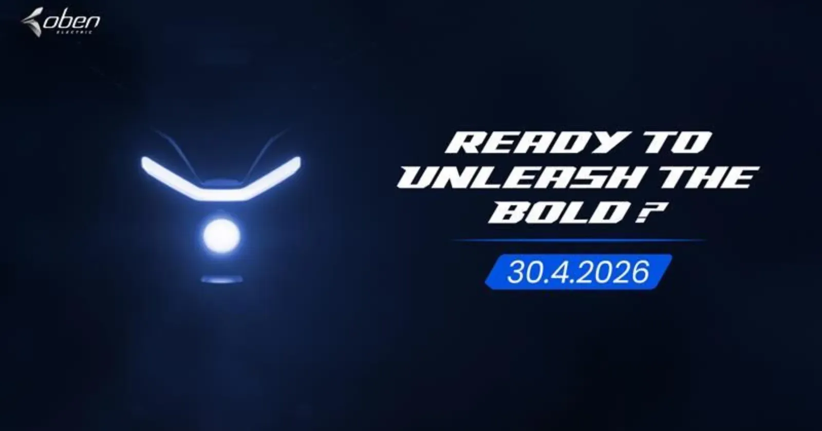 Oben Electric Teases New Motorcycle Ahead of April 30 Unveil