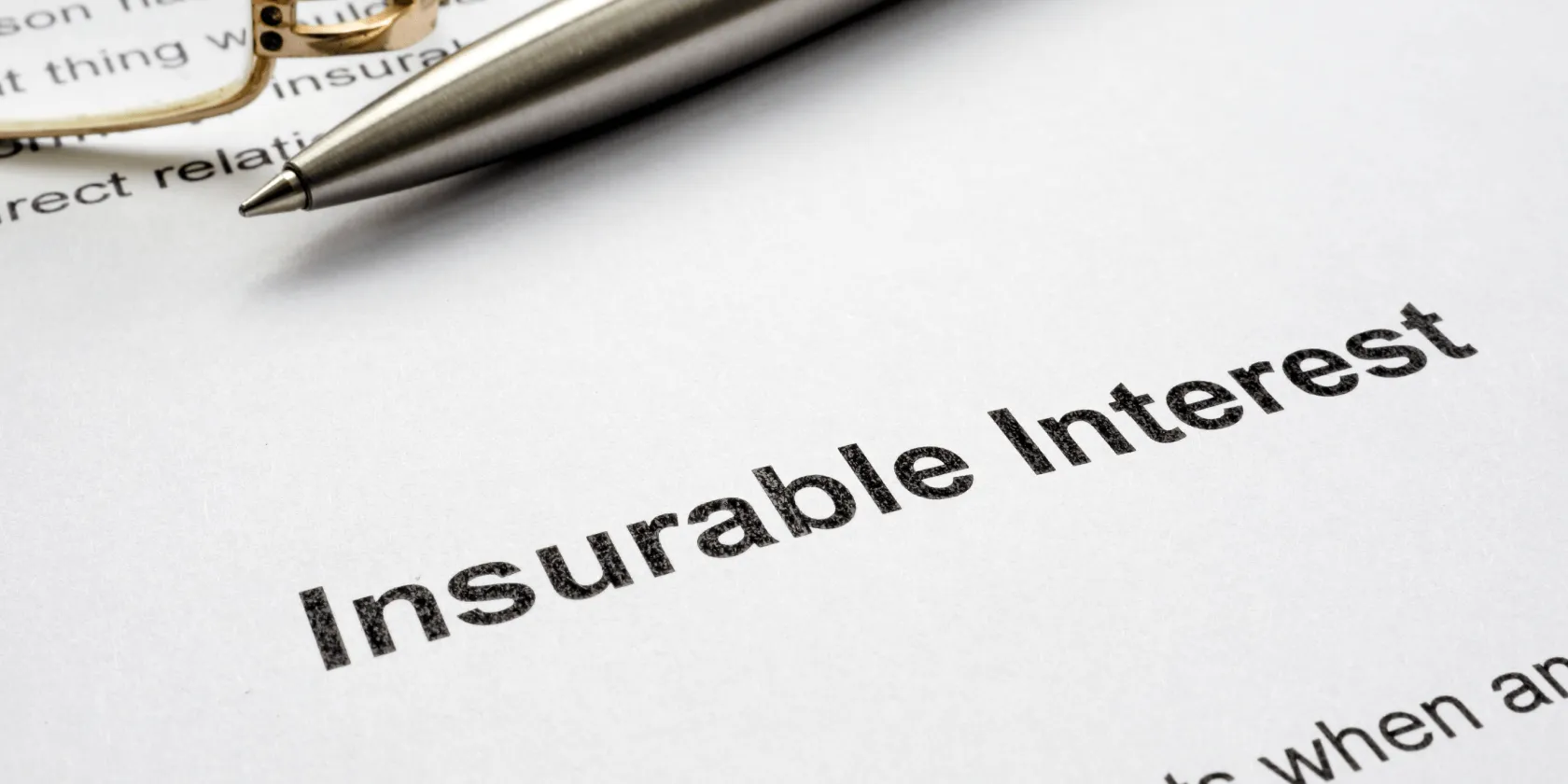 Insurable Interest in Life Insurance