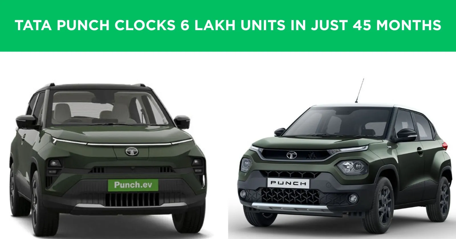 Tata Punch Surges Past 6 Lakh Sales; Races Ahead of Hyundai Exter in Micro SUV Segment