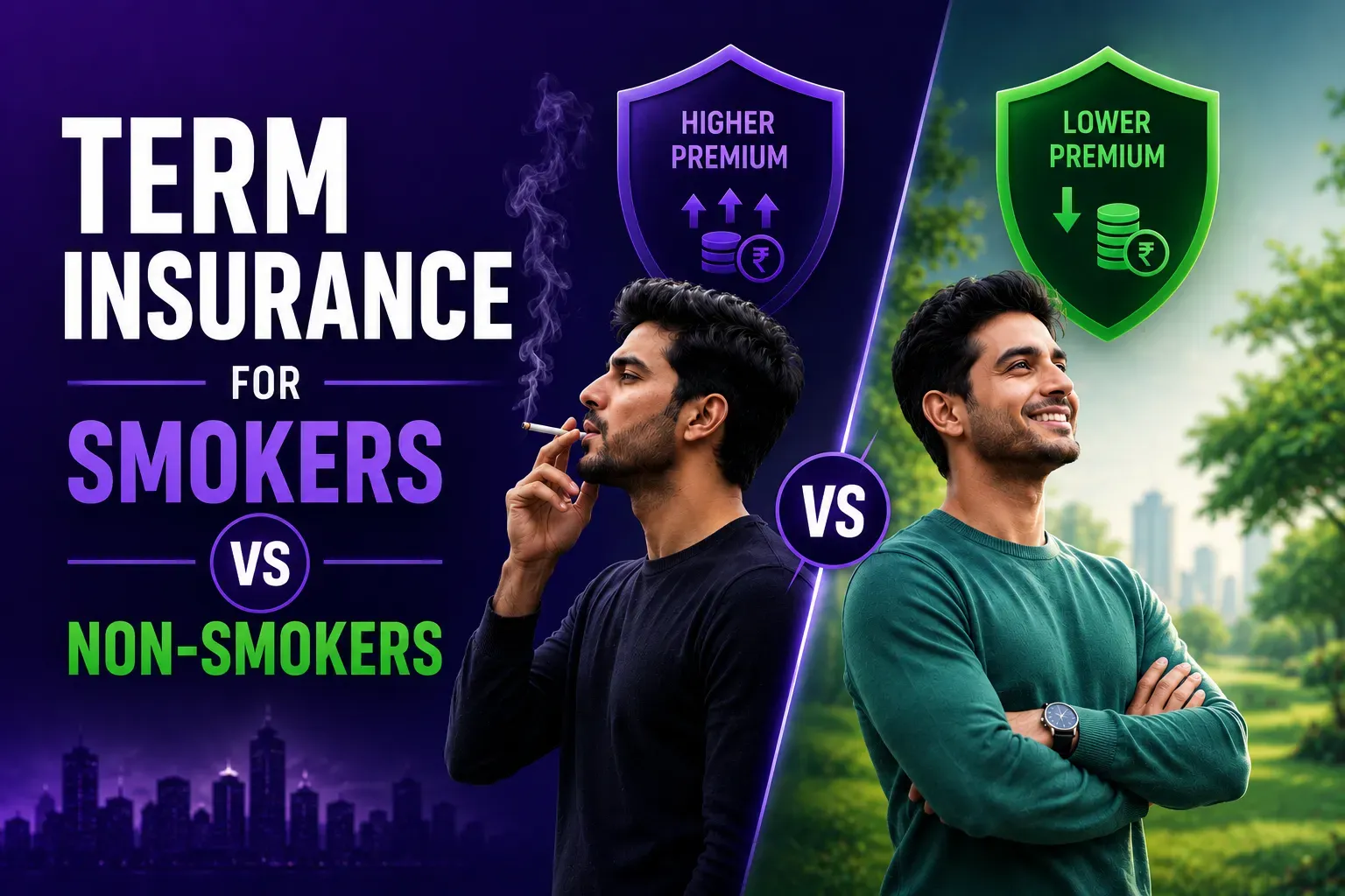 Term Insurance for Smokers vs Non-Smokers.webp