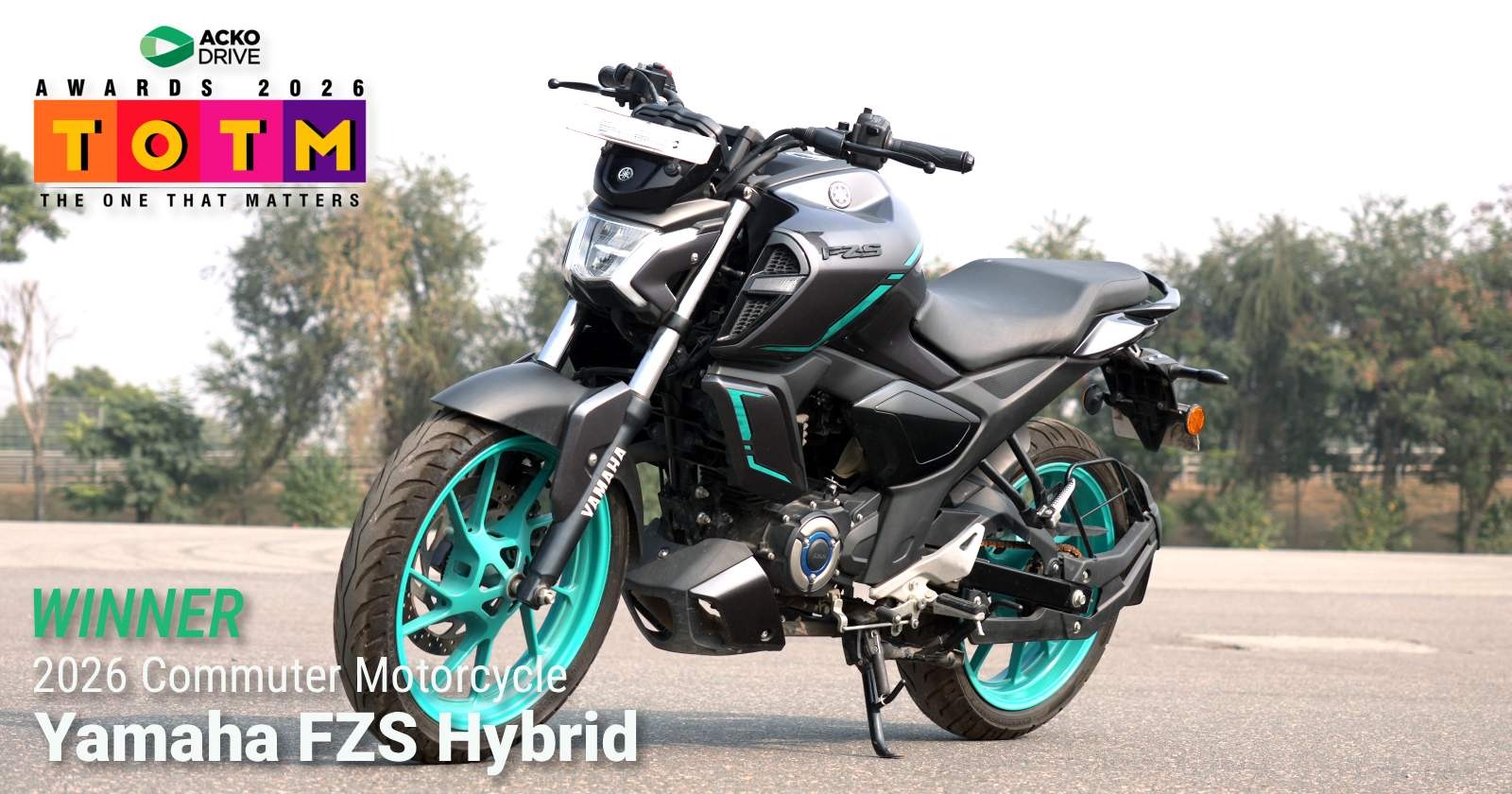 ACKO Drive Awards 2026: Yamaha FZS Hybrid Bags The 2026 Commuter Motorcycle TOTM