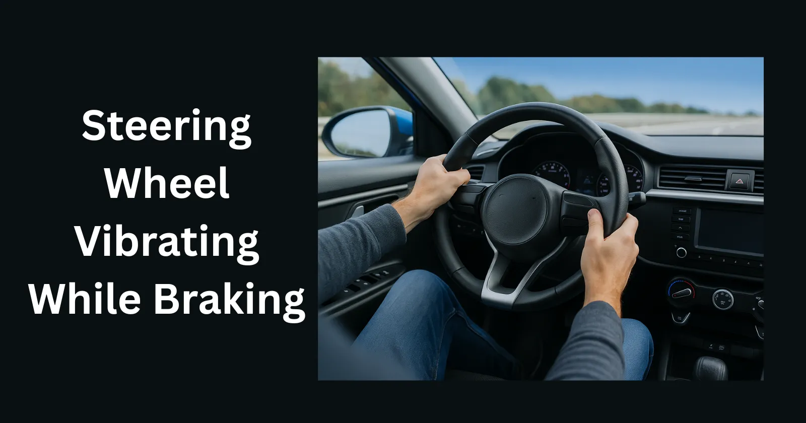 Steering Wheel Vibrating While Braking? Causes, Fixes, and Prevention