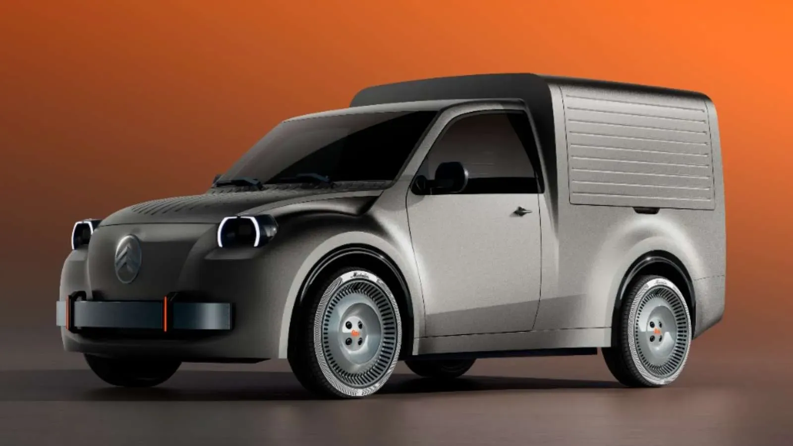 Citroën Revives 2 CV Fourgonnette as Electric Van Concept at Paris Motor Show