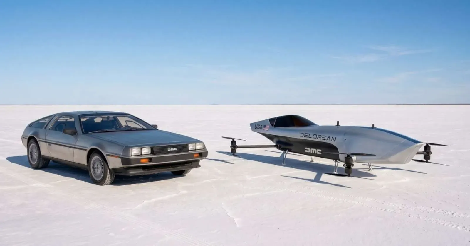 DeLorean to Field American Team in Electric Flying Car Racing Series