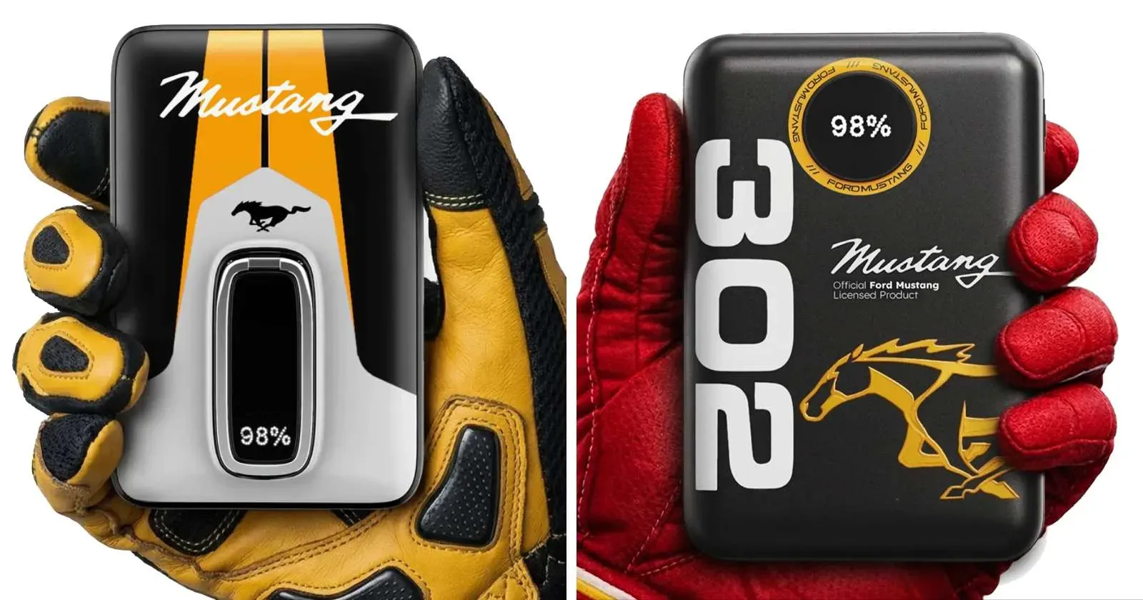 GoBoult Launches Officially Licensed Ford Mustang Power Banks With "Racing DNA" Designs in India