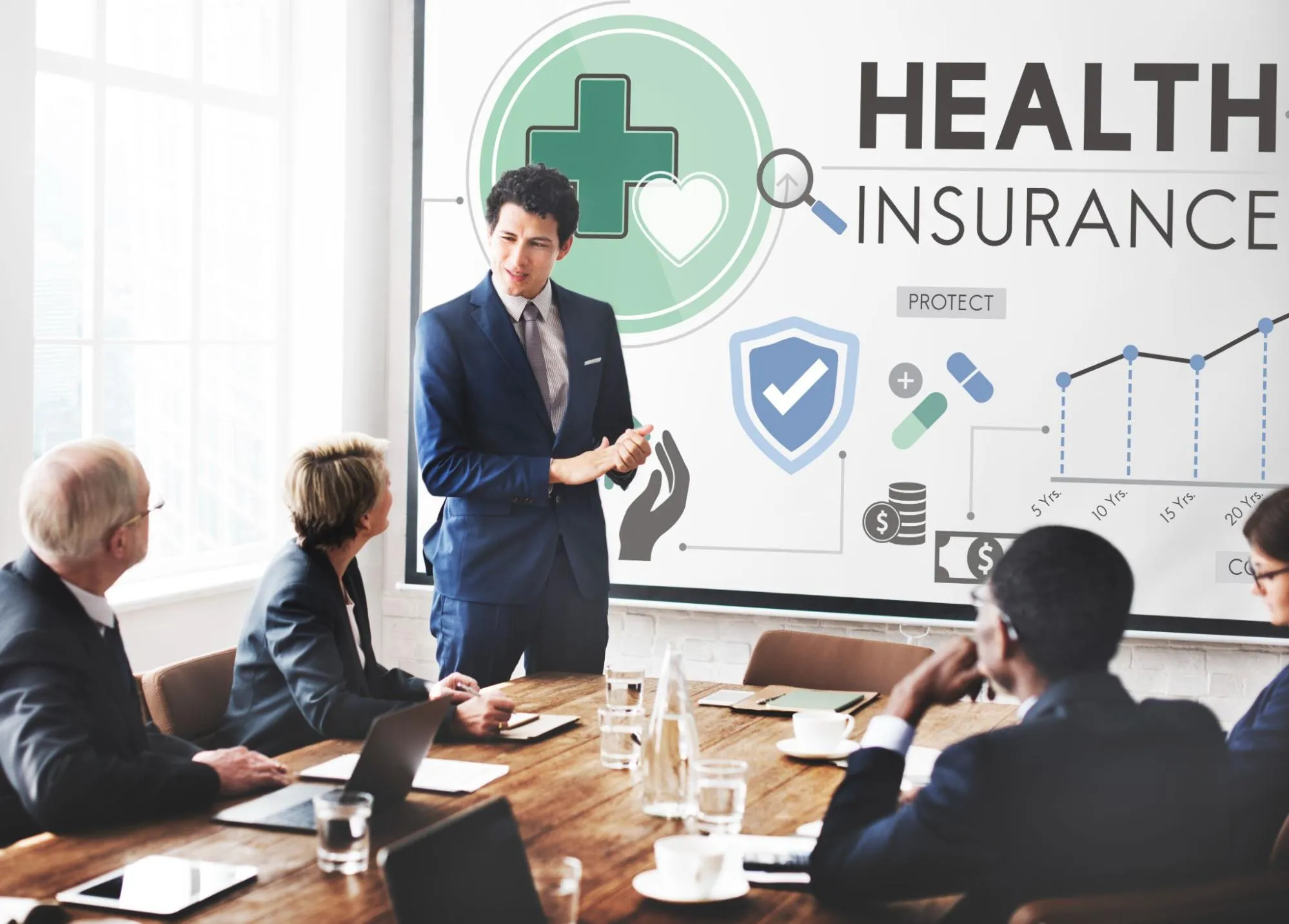 What is Corporate Buffer in Group Health Insurance?