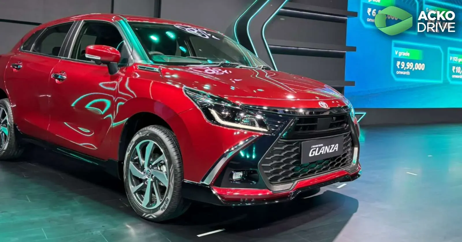 Toyota Glanza Facelift Launched in India Starting at ₹6.99 Lakh
